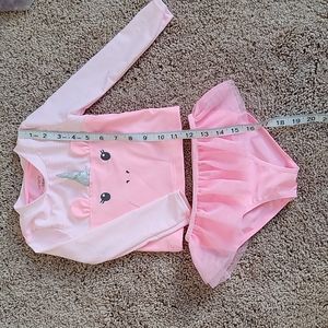 Unicorn Toddler Swim Suit